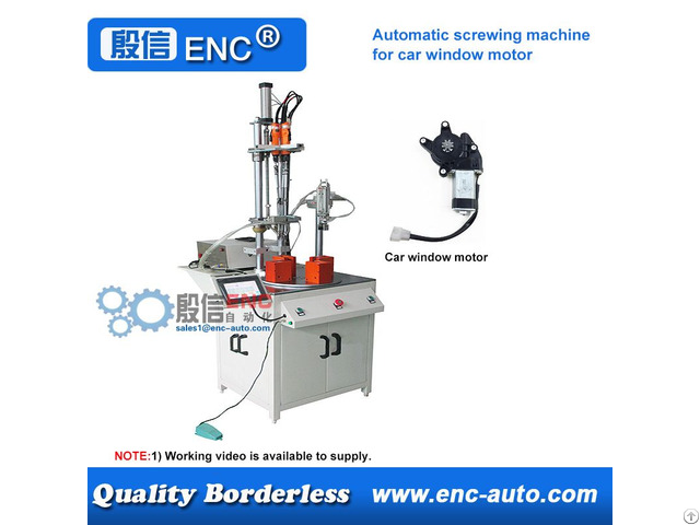 Automatic Screwing Tightening Fastening Machine For Car Window Motor