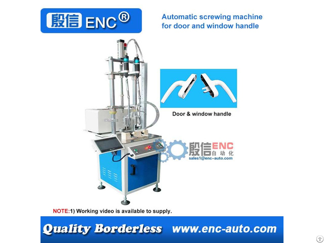 Automatic Screwing Tightening Fastening Machine For Door And Window Handle