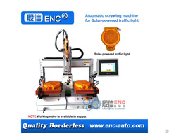 Automatic Screwing Tightening Fastening Machine For Led Barricade Flashing Lights