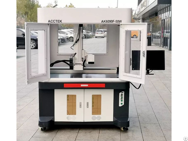 Big Size Ak609f Laser Marking Machine 20w 30w 50w 100w Fiber