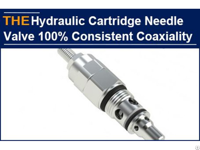 Coaxiality Failed Hydraulic Cartridge Needle Valve And Aak Replaced The Greek Manufacturer