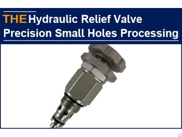 Hydraulic Cartridge Relief Valve High Precision Small Holes Processing