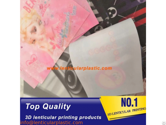 Soft Tpu Material Lenticular Fabric 3d Flip Printing Label