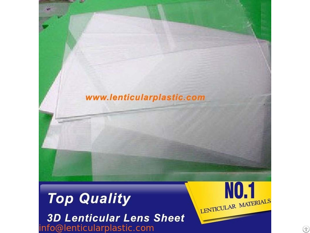 Animation Lenticular Sheet 50 Lpi 3d Flip Lens Film Materials For Sale