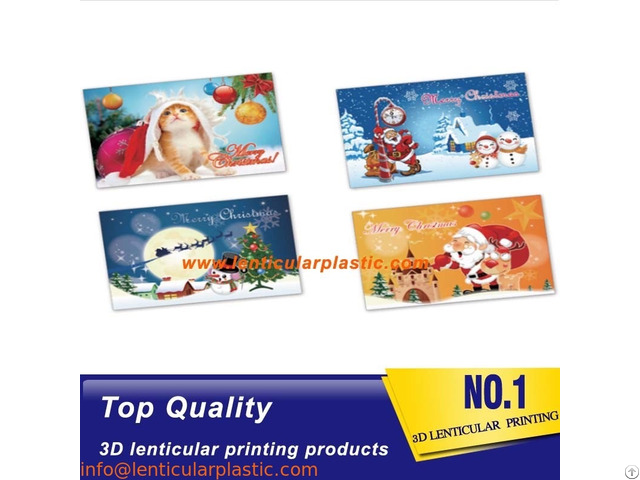 Custom Card Lenticular Printing 3d Poster Flip Picture