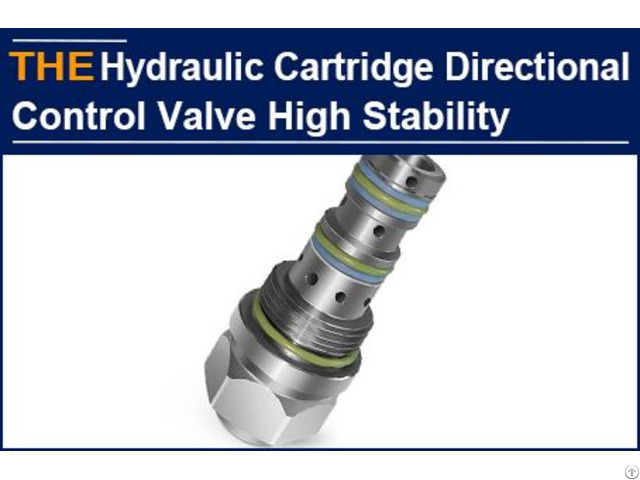 Hydraulic Cartridge Directional Control Valve High Stability