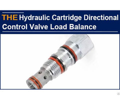 Hydraulic Cartridge Directional Control Valve Load Balance