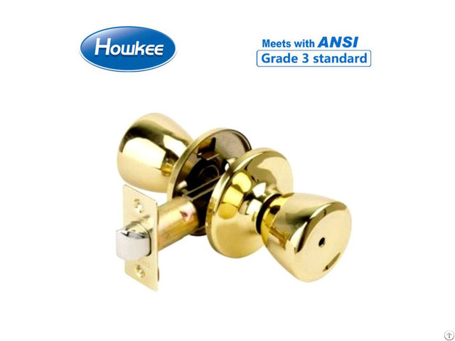 Tubular Knob 5 Series Half Moon Spindle 5762 Bk Door Lock