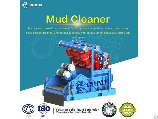 Drilling Mud Cleaner For Solid Control