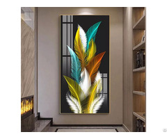 Modern Wall Art Deco Crystal Porcelain Painting