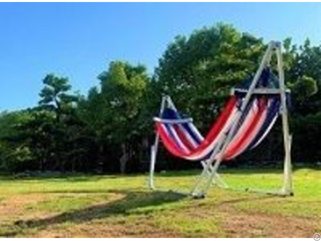 Red Stripe Net Hammock