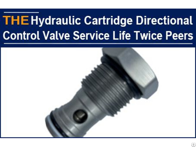 Hydraulic Cartridge Directional Control Valve Service Life Twice Its Peers