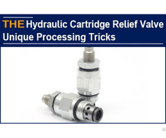Hydraulic Cartridge Relief Valve Unique Processing Tricks