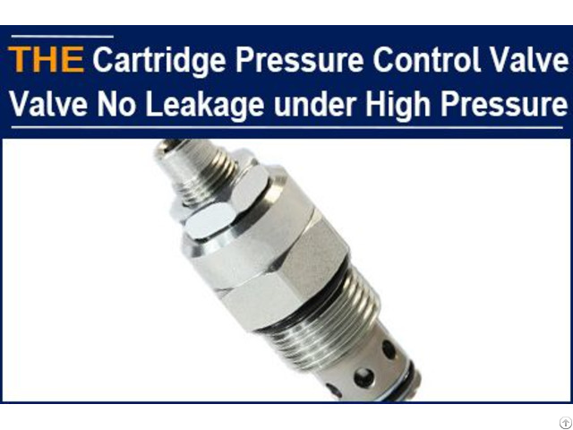 Cartridge Valve Zero Leakage Under High Pressure