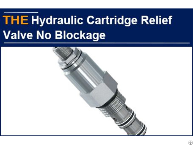 Hydraulic Cartridge Relief Valve No Blockage