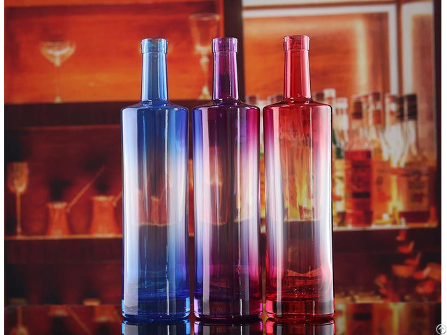 Coloured Spirits Bottle 750ml Colored Liquor Bottles