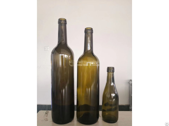 Empty Glass Bottle For Red Wine