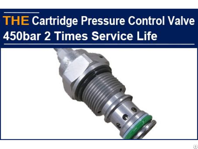 Hydraulic Cartridge Pressure Control Valve 450bar 2 Times Service Life