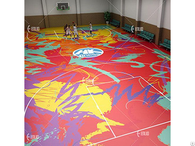 Customized Pvc Sports Flooring