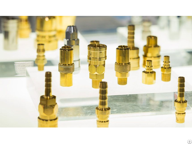 Custom Made Brass Pipe Fittings Machining Parts Turning And Milling