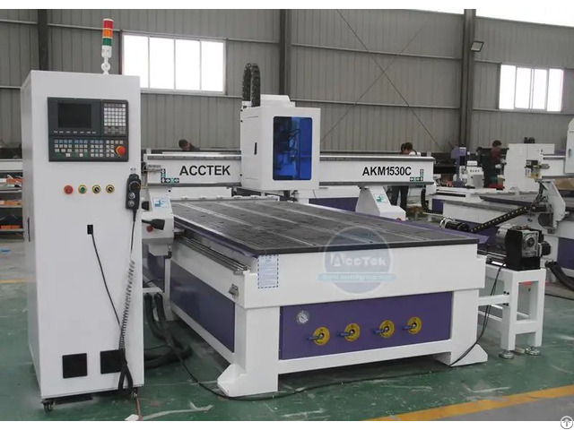 Atc 9kw Wood Cnc Router Machine 1530 With Back 8 Tools Linear