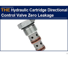 Hydraulic Directional Control Cartridge Valve Zero Leakage