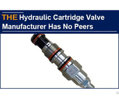 Hydraulic Cartridge Valve Manufacturer Has No Peers
