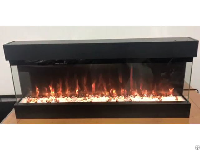 Modern Smart Electric Fireplace With Multiple Flame Color