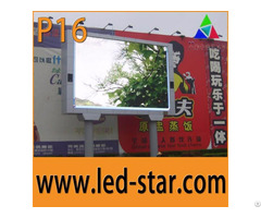 Fullcolor P16 Outdoor Led Display Screens Advertising Board