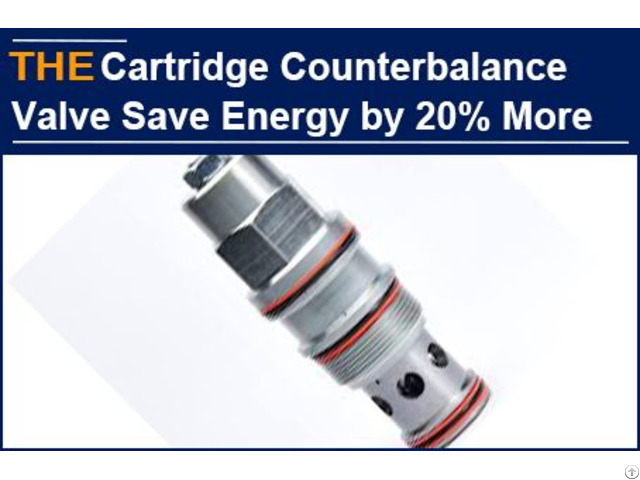 Hydraulic Cartridge Counterbalance Valve Save Energy By 20% More