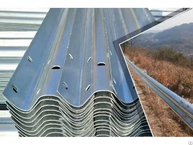 Two Wave Highway Guardrail