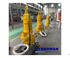 Hydroman® Electric Submersible Gravel Pump For Sand Dredging With Agitator Cutters
