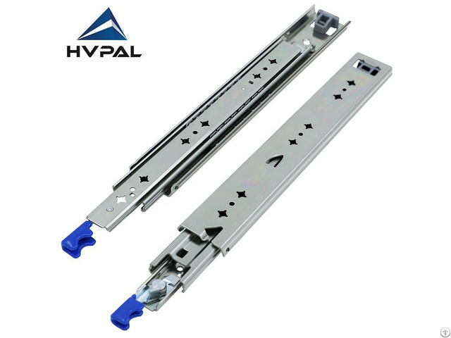 Hvpal Heavy Duty 18 Inches Glide Rails Telescopic Channel 125kg Locking Industrial Drawer Runner