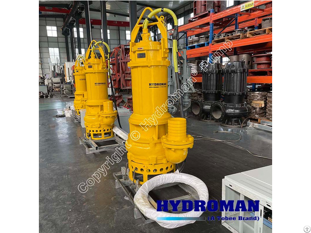 Hydroman® Electric Submersible Sand Dredging Pump With Two Side Agitators