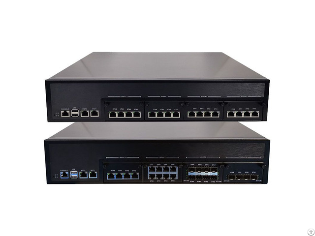 2u Network Security Appliance Supports 1g Or 10g Sfp Rj45 Gbe Networking Ports