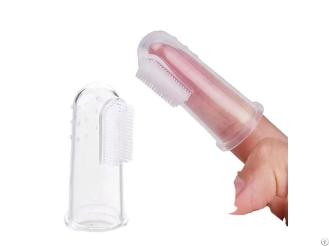 Baby Teeth Brush Training Fingerbrush 7 Color In Stock Transparent Box Pacakge