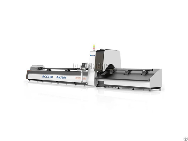 Akj60f Stainless Steel Pipe Laser Fiber Cutter Machine