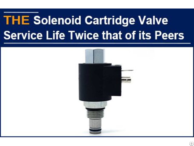 Hydraulic Solenoid Cartridge Valve Service Life Twice That Of Its Peers