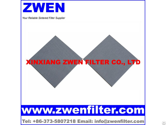 Sintered Mesh Filter Plate