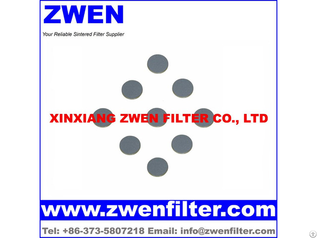 Titanium Sintered Powder Filter Disc