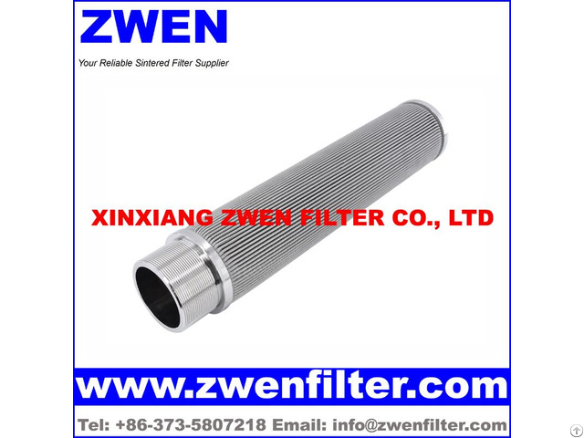 Ss Pleated Sintered Fiber Felt Filter Element