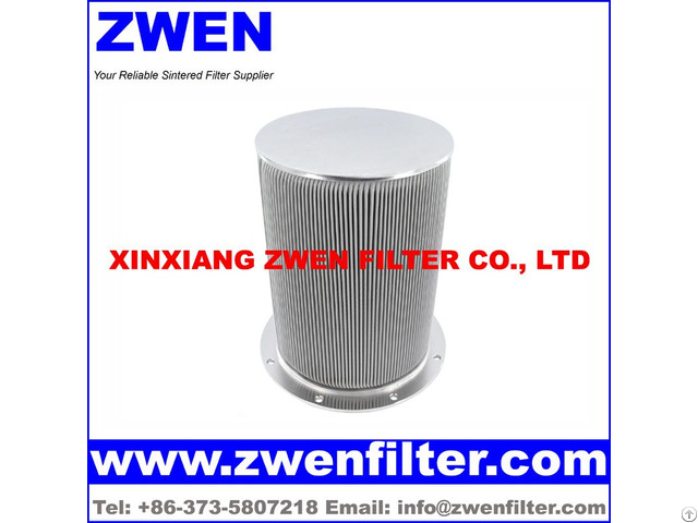 Pleated Wire Mesh Filter Cartridge