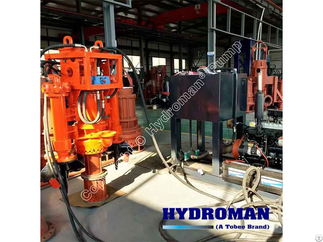 Hydroman® Submersible Gravel Pump With Hydraulic Actuator