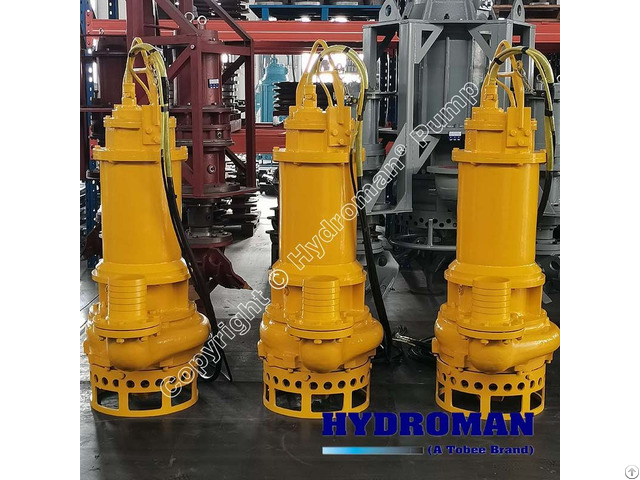 Hydroman® Submersible Agitator Slurry Pump For Sand Dredging With Star Delta Starters