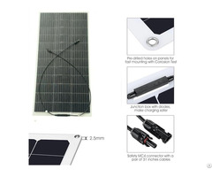 100w 19 8v Heterojunction High Efficiency Mono Flexible Solar Panel