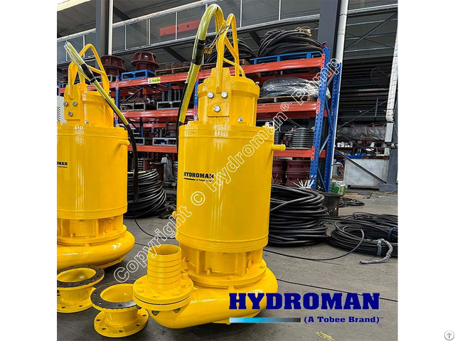 Hydroman® Slurry Submersible Pump With Side Cutters And Jet Ring