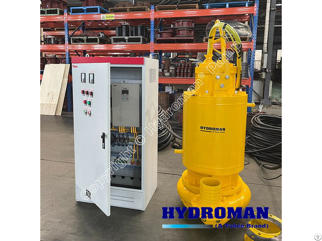 Hydroman® Heavy Duty Slurry Submersible Pump With Control Cabinet