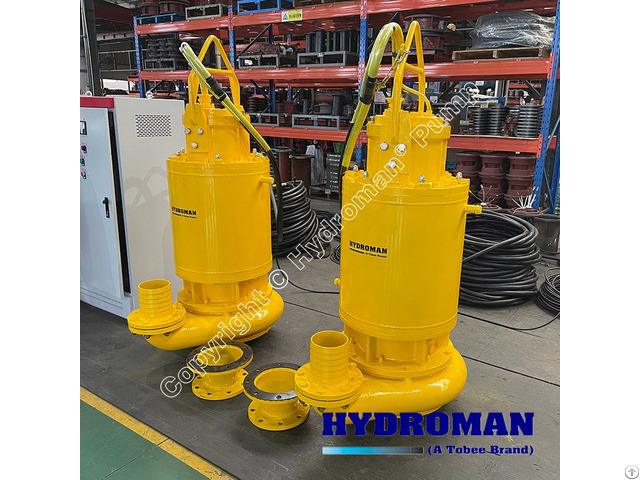 Hydroman® Submersible Mud Dredge Pump Driven By Electric Motor