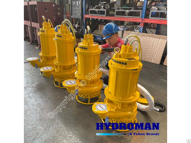 Hydroman® Electric Submersible Jetting Ring Dredge Pump For Heavy Soils