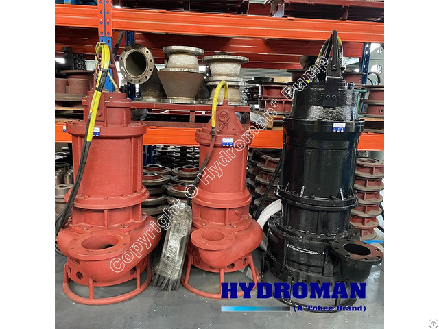 Hydroman® Electric Submersible Sand Pump With Agitator For Dredging Harbors